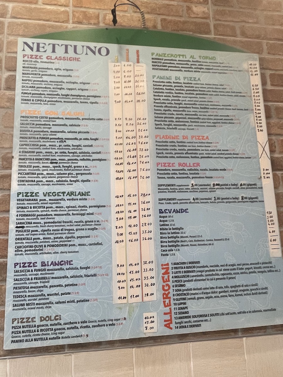 Pizzeria Nettuno - Bologna Photo Menu 2