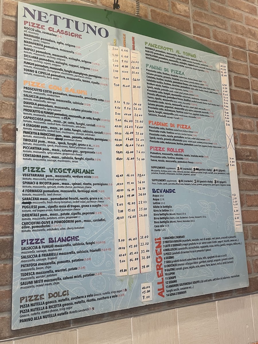 Pizzeria Nettuno - Bologna Photo Menu 4
