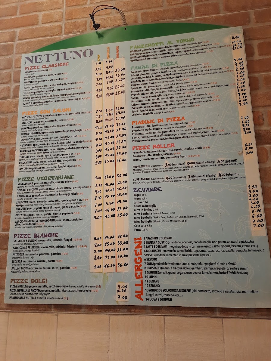 Pizzeria Nettuno - Bologna Photo Menu 6