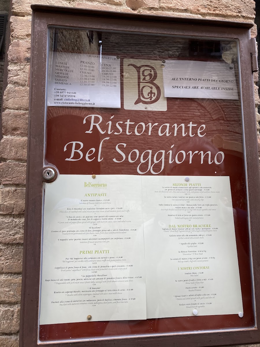 Ristorante Bel Soggiorno Photo Menu 4