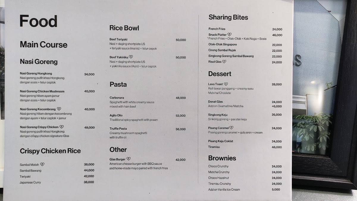 Glasmacher Coffee Cempaka Putih Photo Menu 6