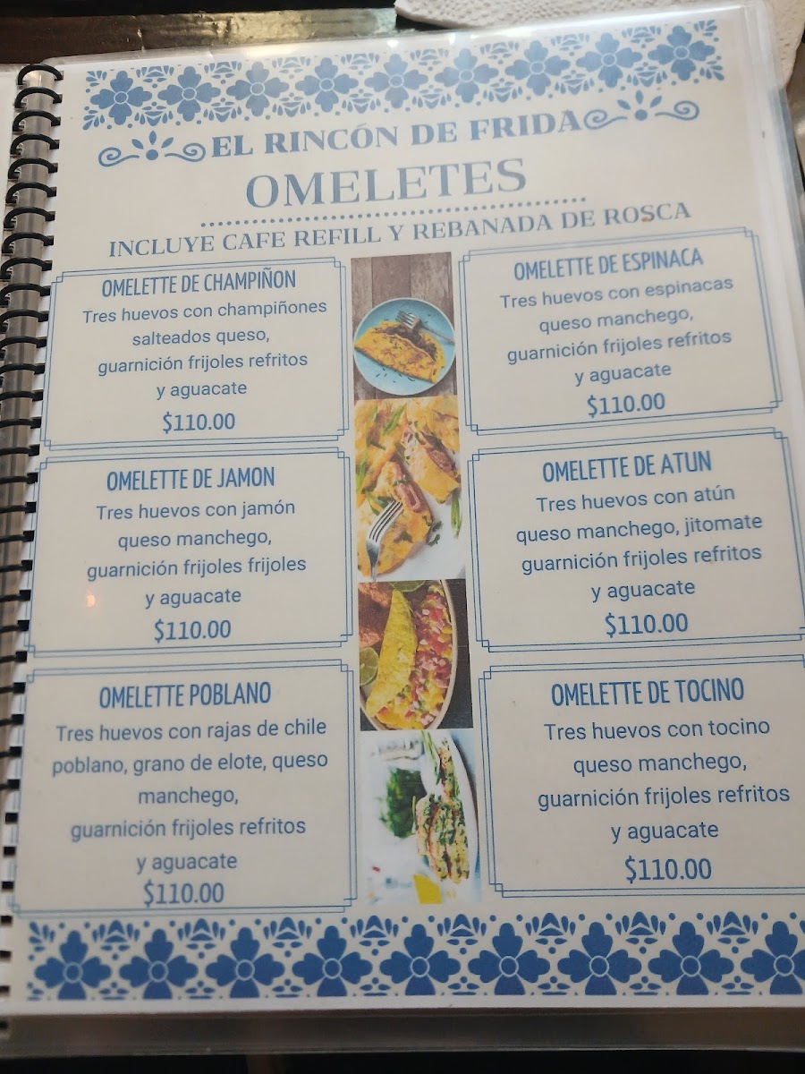 El Rincón de Frida Photo Menu 3