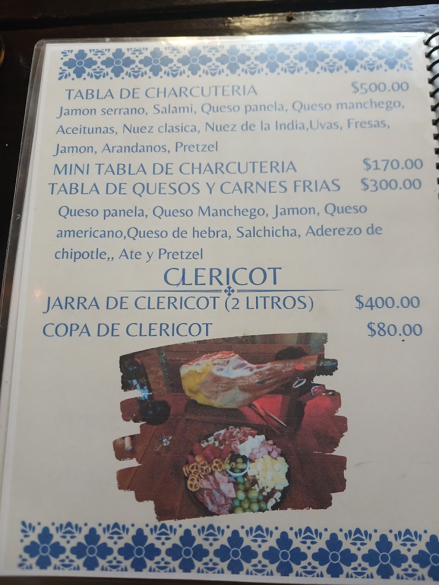 El Rincón de Frida Photo Menu 5