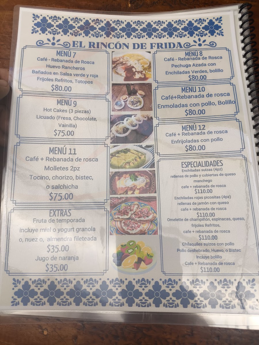 El Rincón de Frida Photo Menu 7
