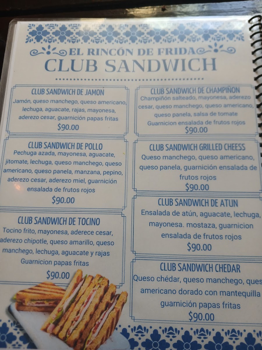 El Rincón de Frida Photo Menu 8