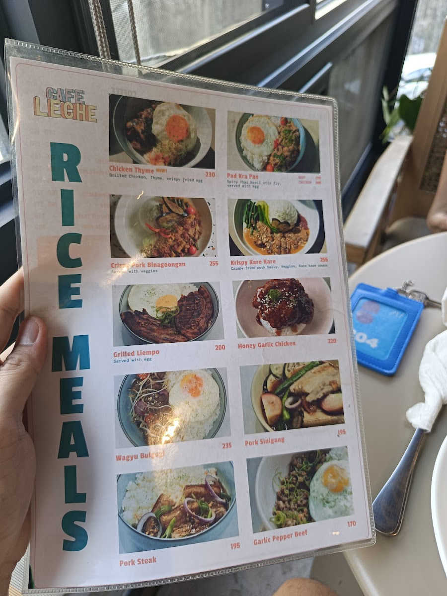 Cafe Leche Photo Menu 2