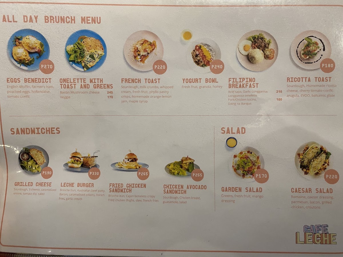Cafe Leche Photo Menu 4