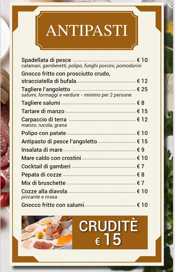 Ristorante Pizzeria L'Angoletto Photo Menu 8