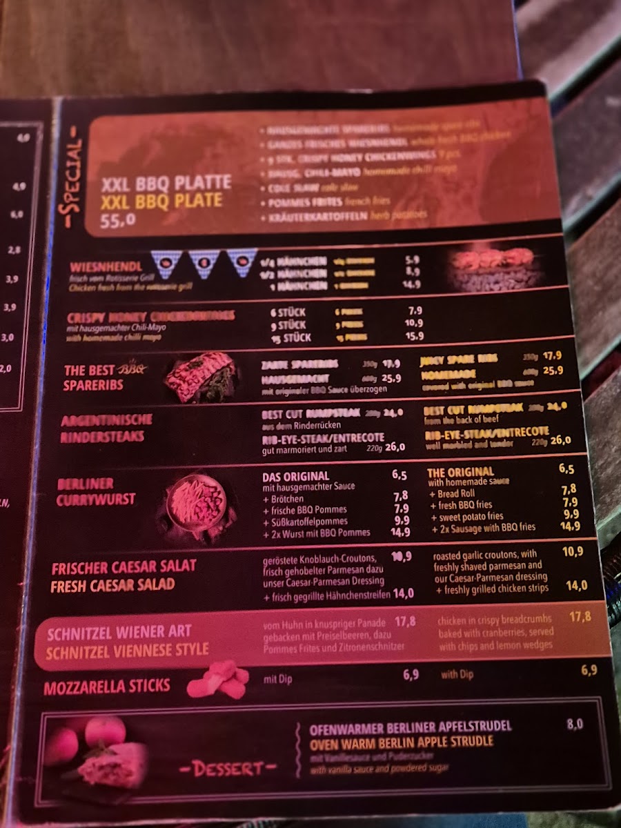 BBQ Kitchen Photo Menu 9