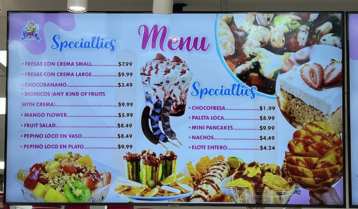 La Chula Paletas & Ice Cream Photo Menu 3