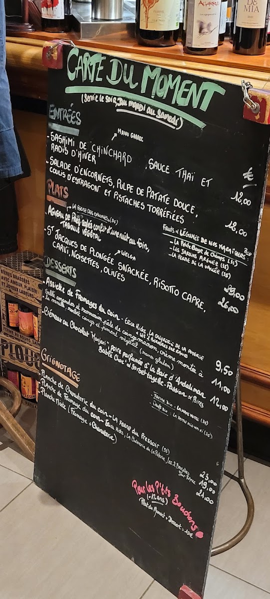TANDEM Restaurant/Bistrot à Vin/Cave Photo Menu 7