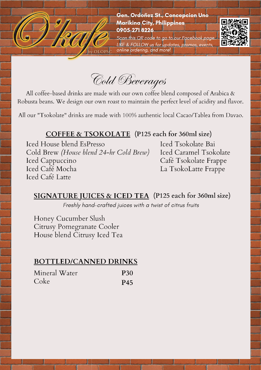 O'kafe by OLOPSC Photo Menu 2