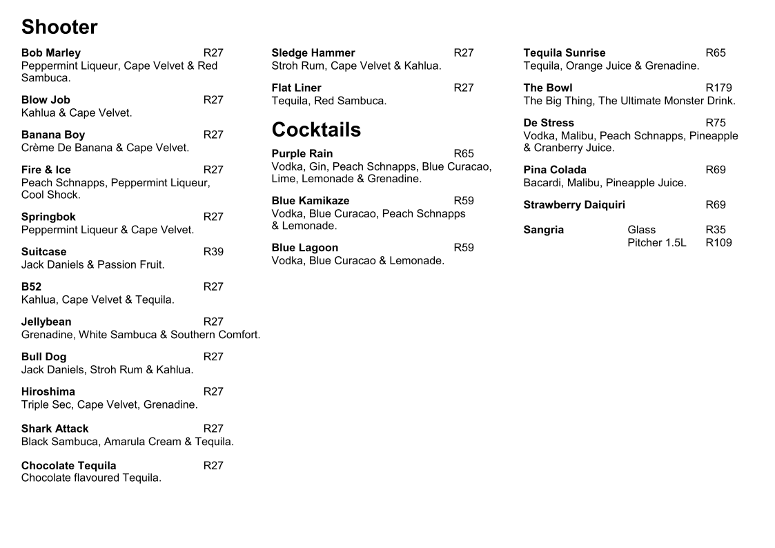 FUNLAND ENTERTAINMENT CENTRE Photo Menu 3