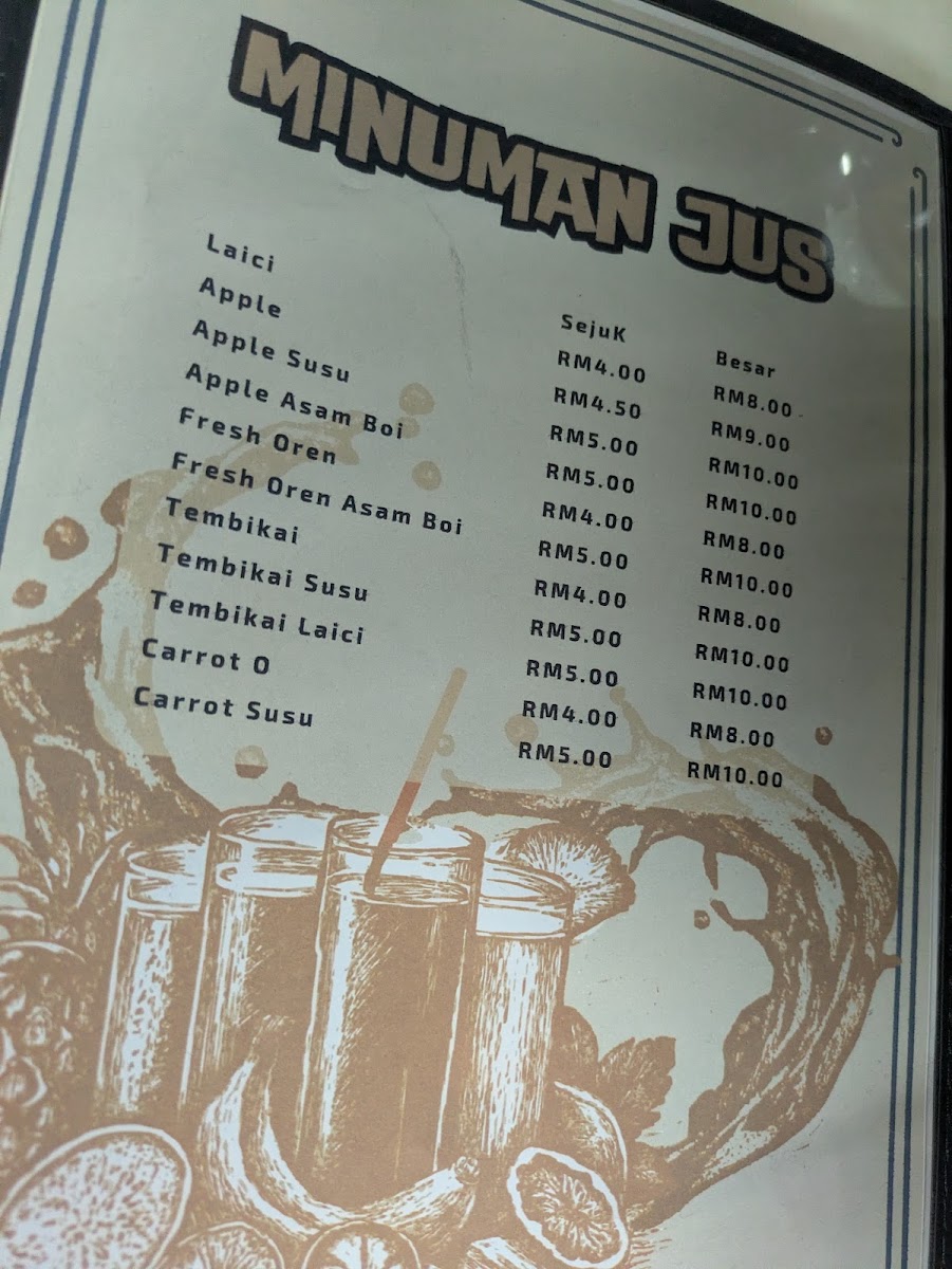 Restoran Warung Tempua 24jam Photo Menu 7