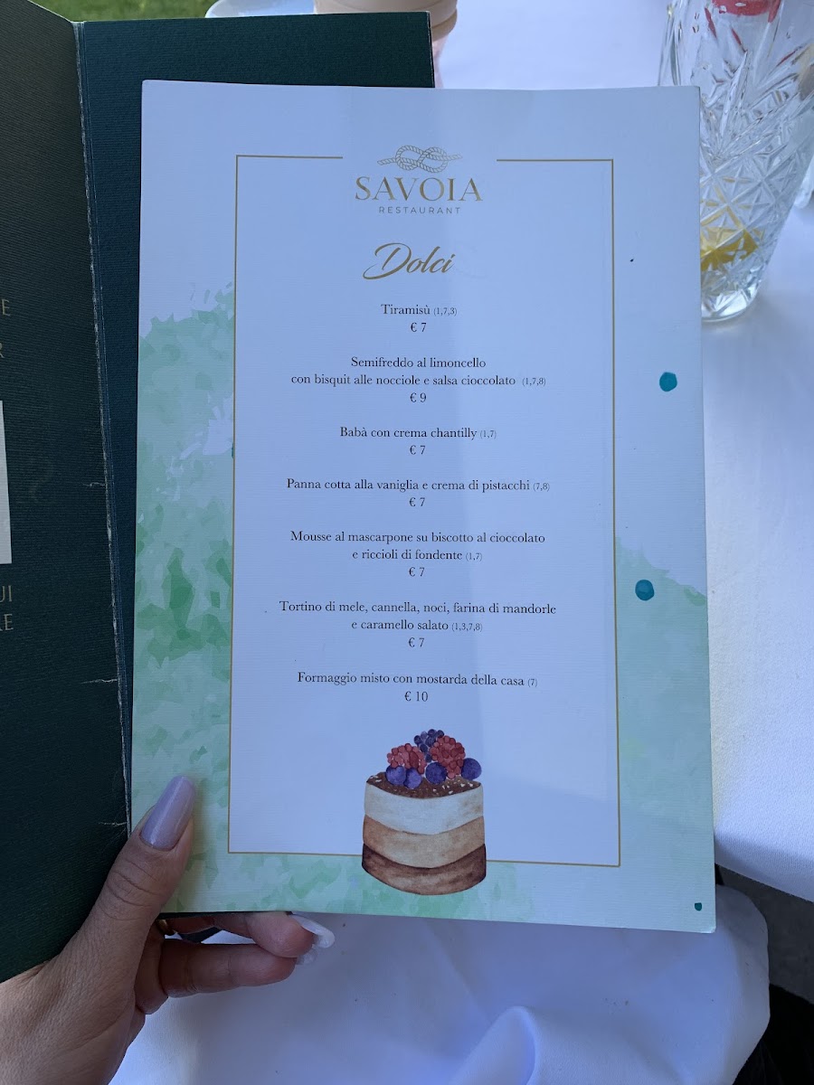 Ristorante Savoia Photo Menu 10