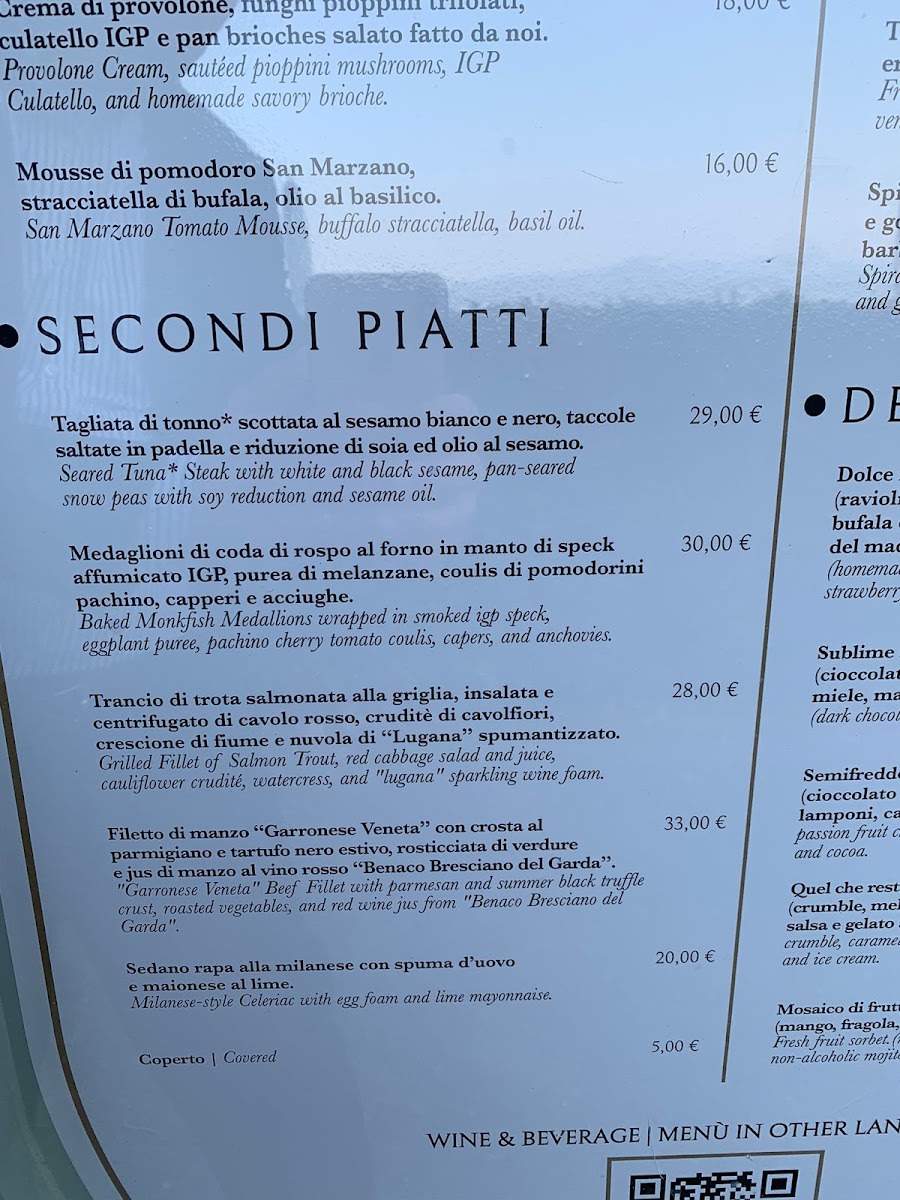 Ristorante Savoia Photo Menu 6