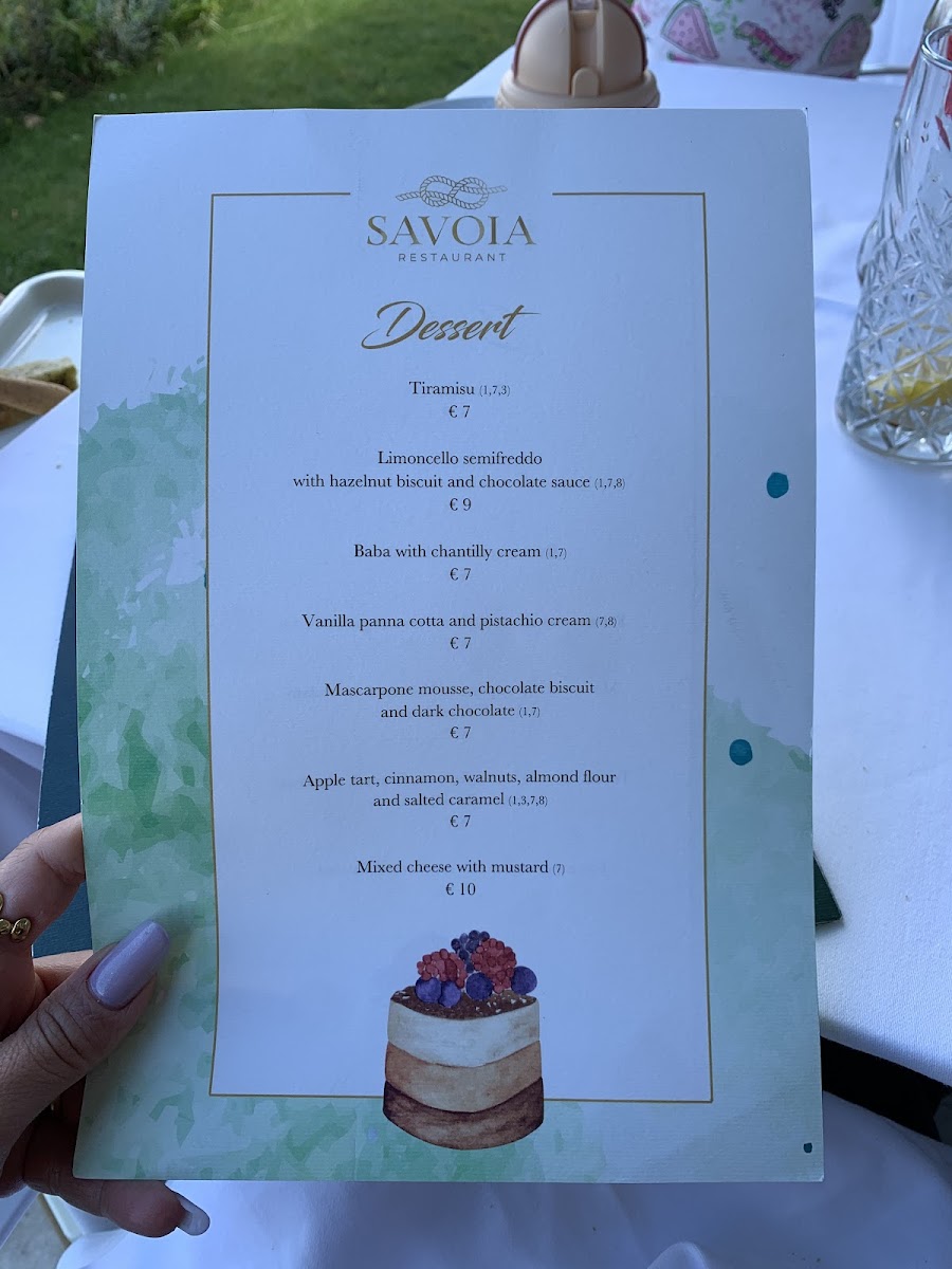 Ristorante Savoia Photo Menu 8