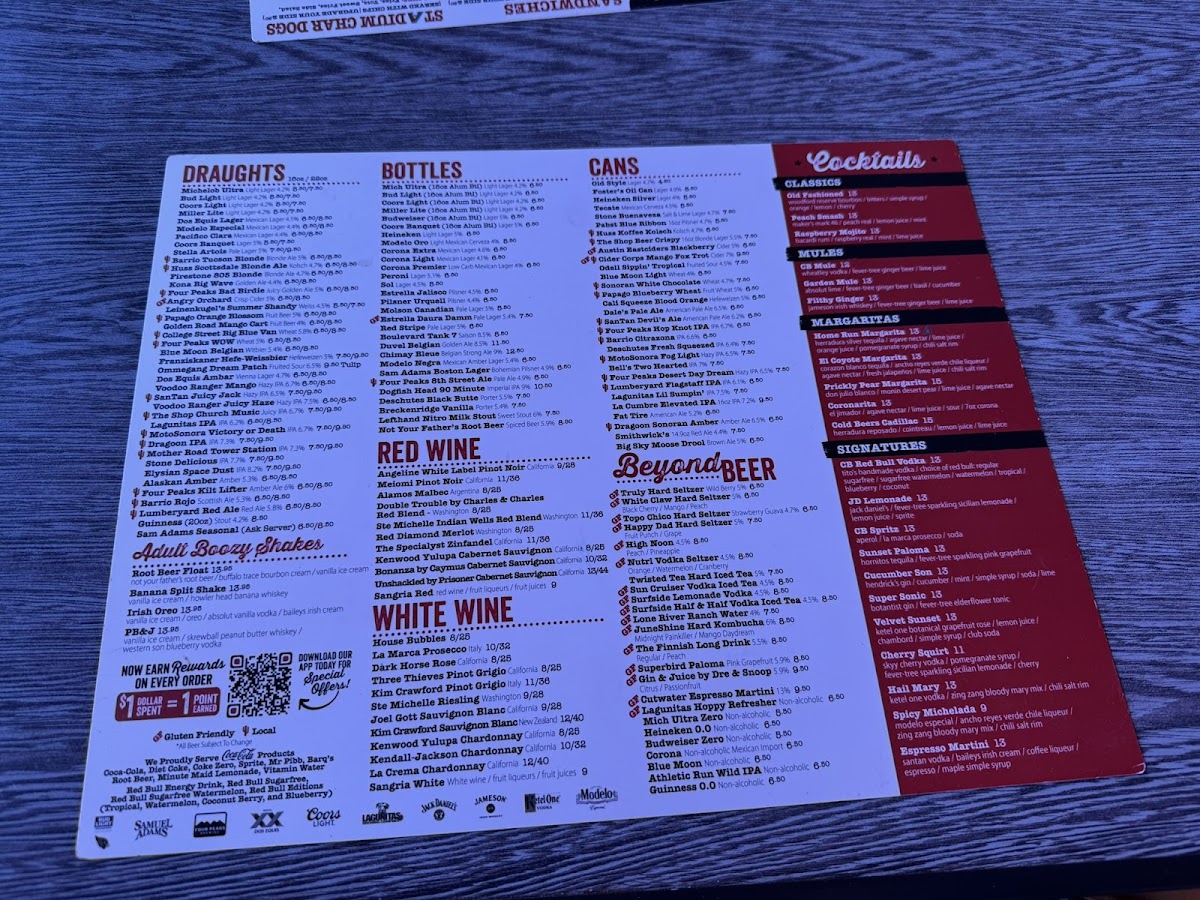 Cold Beers & Cheeseburgers Photo Menu 5