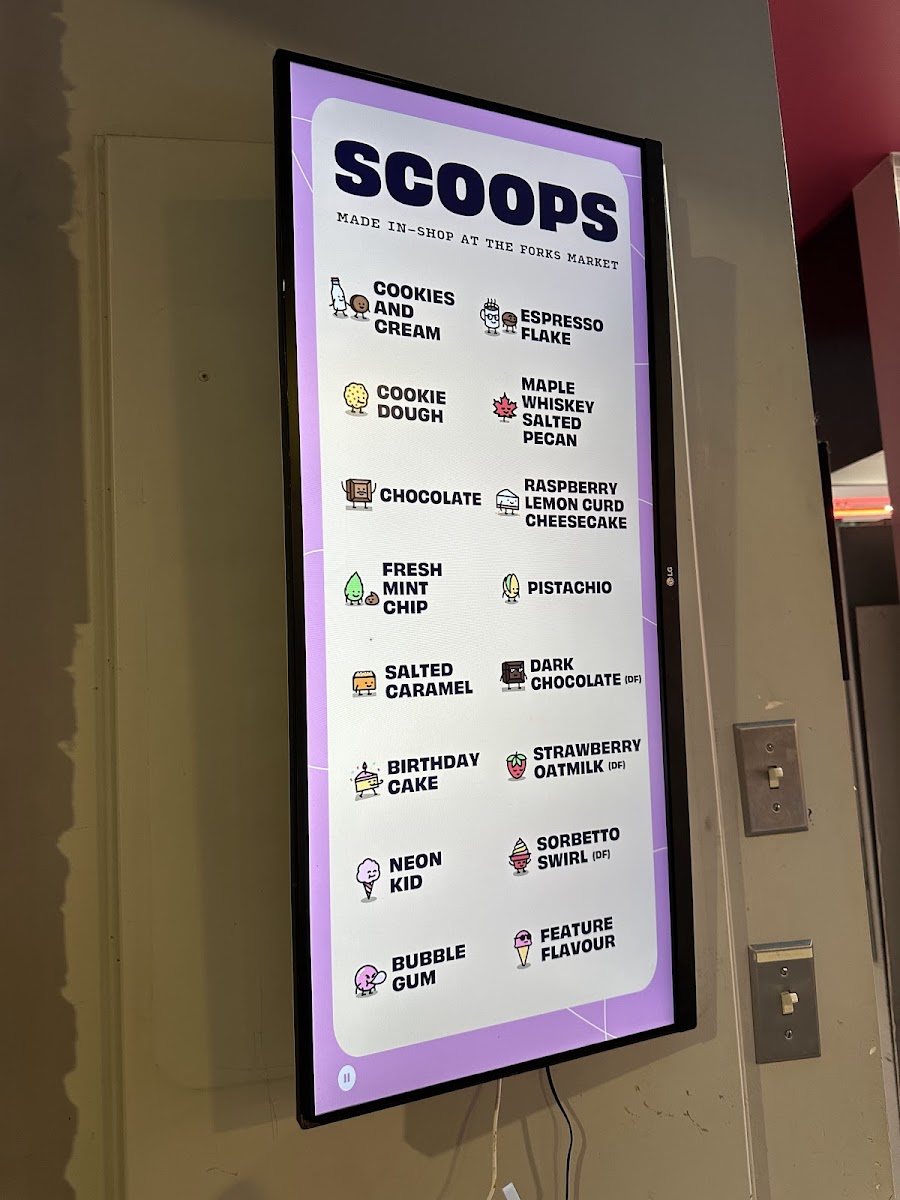 Neon Cone Photo Menu 7