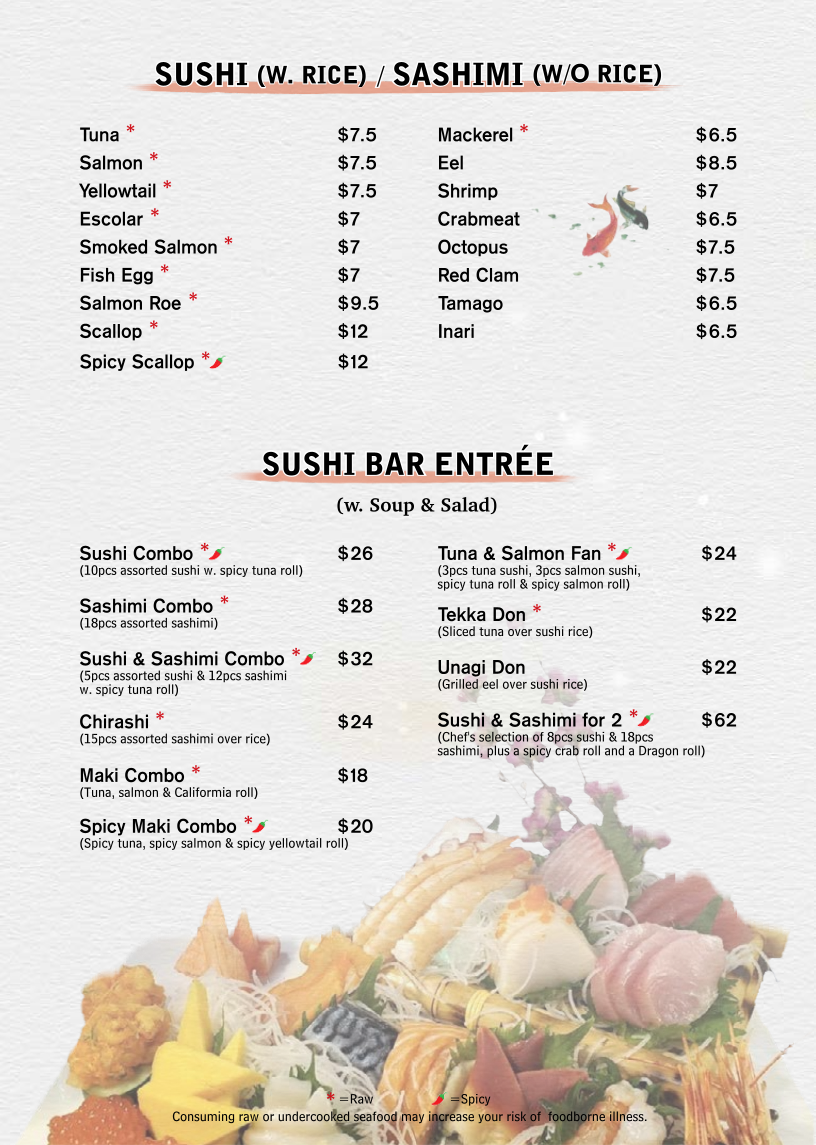 Zpan Hibachi & Sushi Bar Photo Menu 1