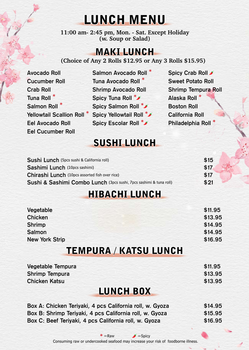 Zpan Hibachi & Sushi Bar Photo Menu 3