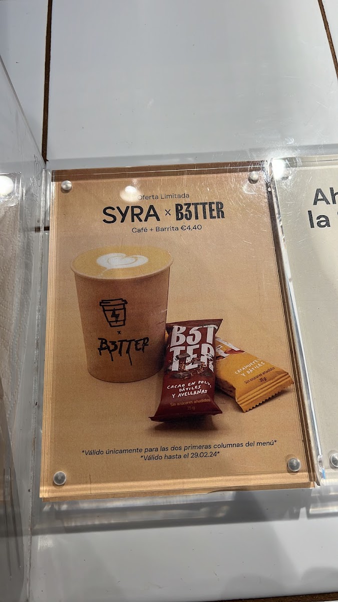 Syra Coffee - Orense Photo Menu 2