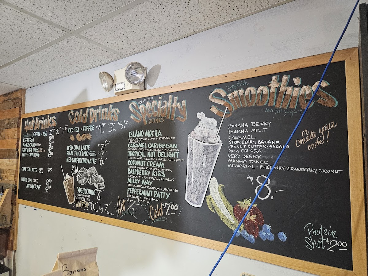Surfside Coffee House Photo Menu 3