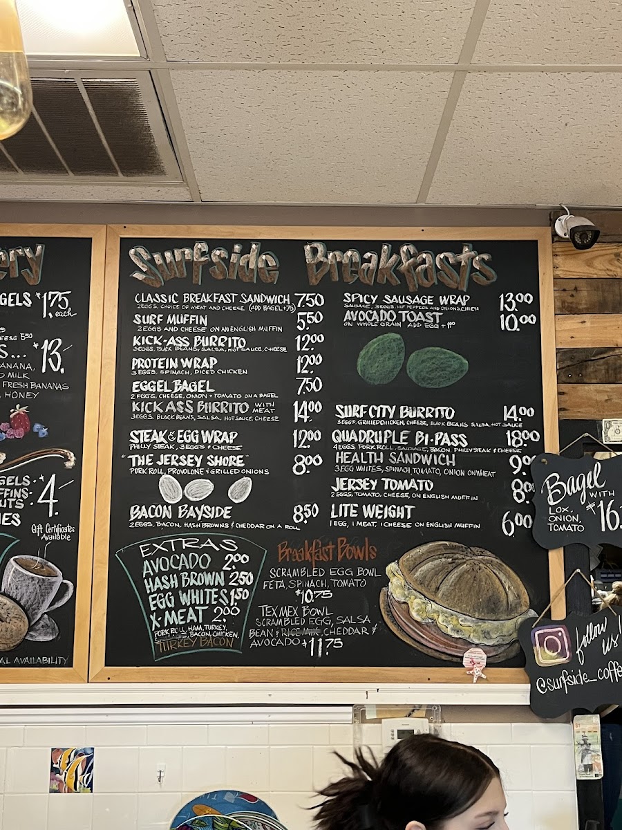 Surfside Coffee House Photo Menu 5