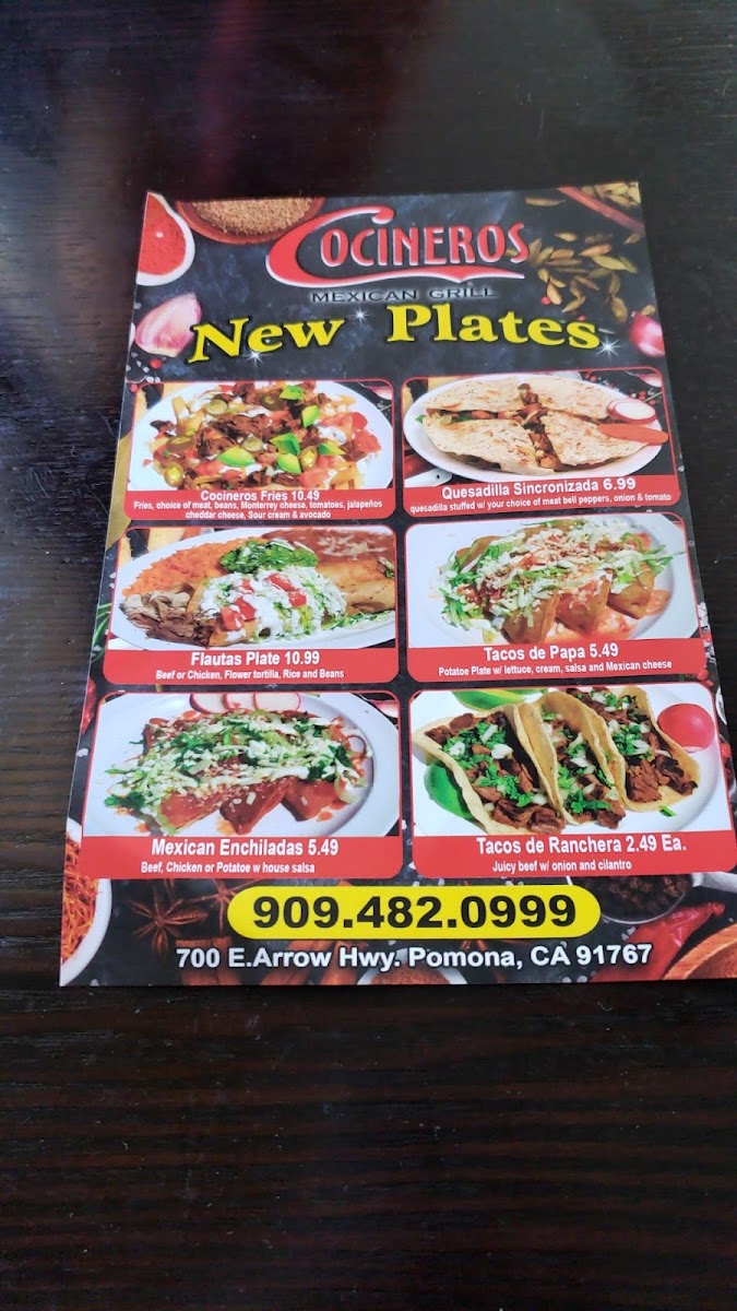 Cocineros Mexican Grill Photo Menu 4