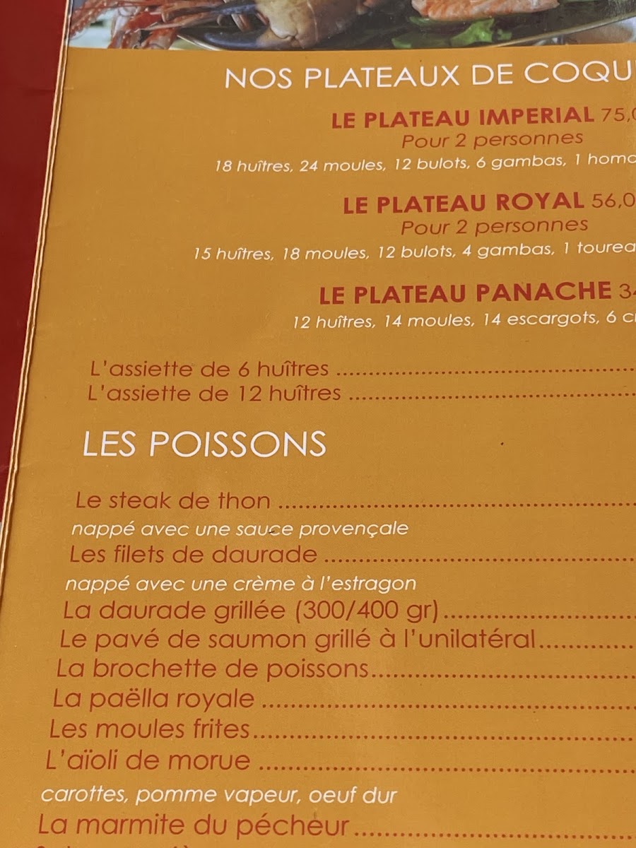 LE MIRAMAR Photo Menu 3
