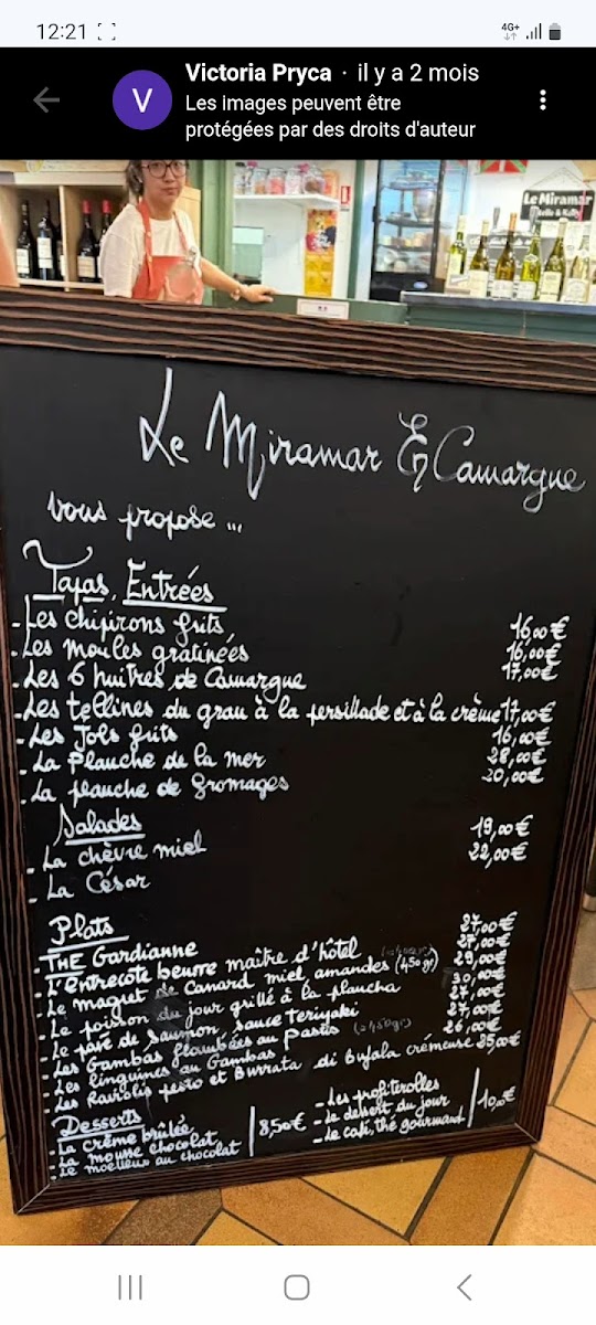 LE MIRAMAR Photo Menu 5