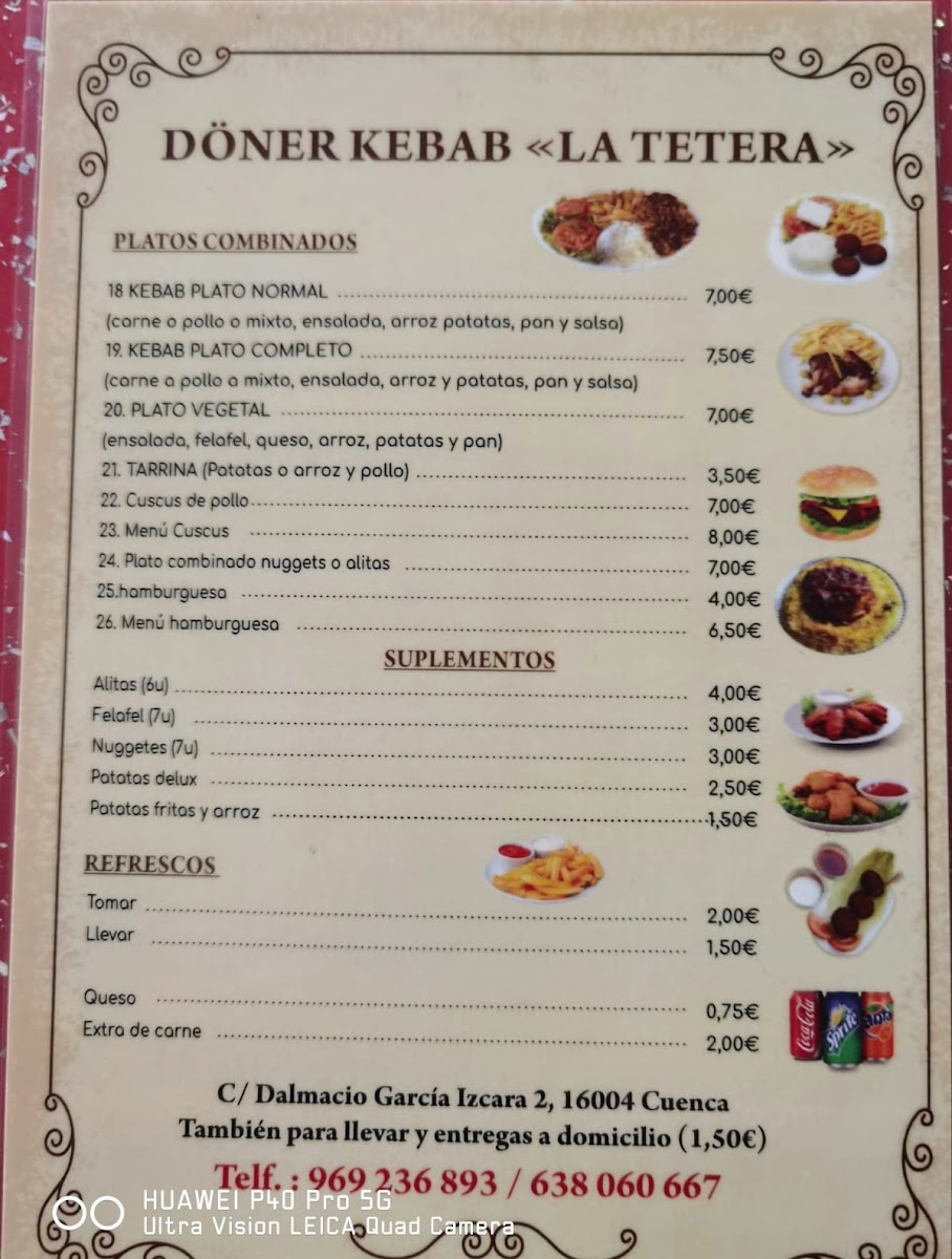 Restaurante La Tetera Photo Menu 2