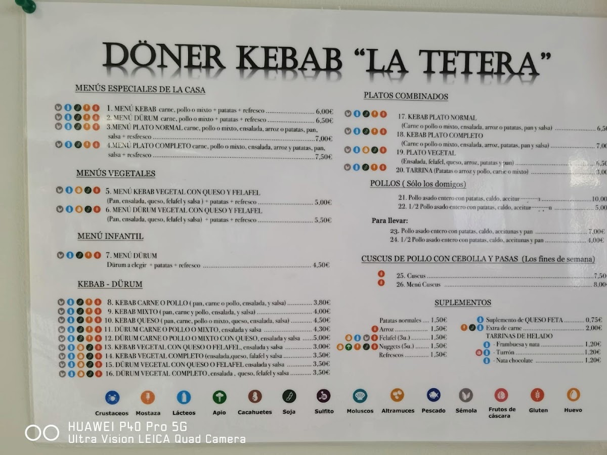 Restaurante La Tetera Photo Menu 7