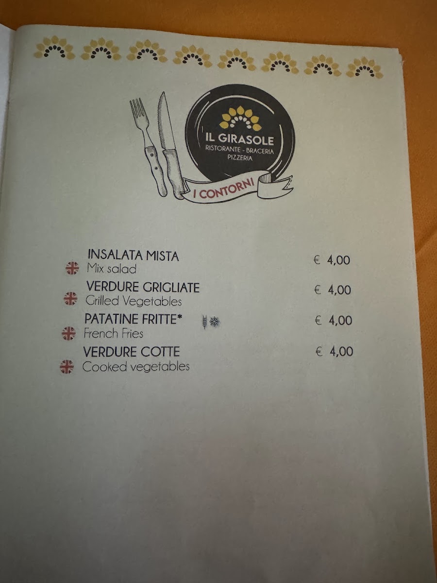 Ristorante Il Girasole Photo Menu 10
