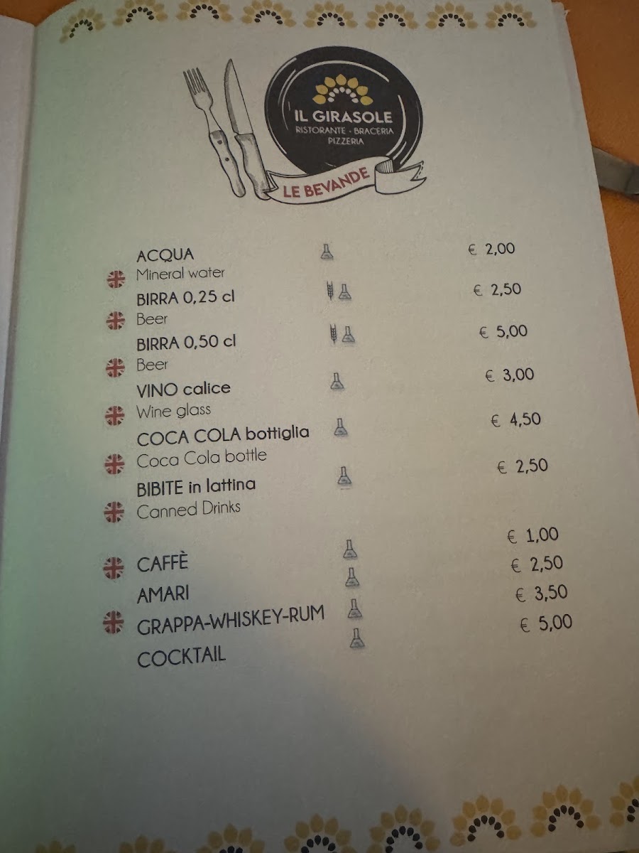 Ristorante Il Girasole Photo Menu 7