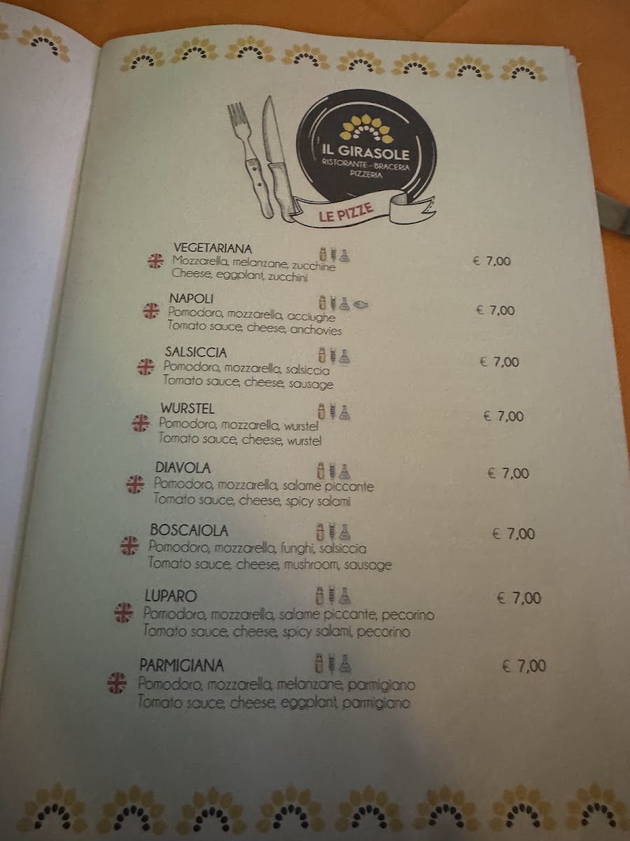 Ristorante Il Girasole Photo Menu 8