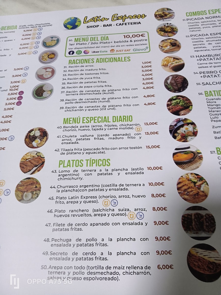 Latin Express Torrevieja Photo Menu 5
