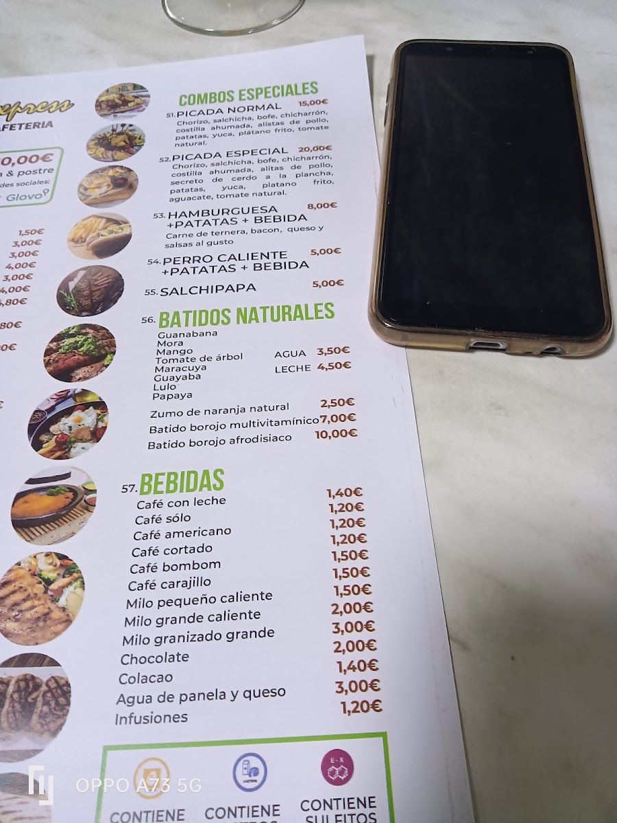 Latin Express Torrevieja Photo Menu 8