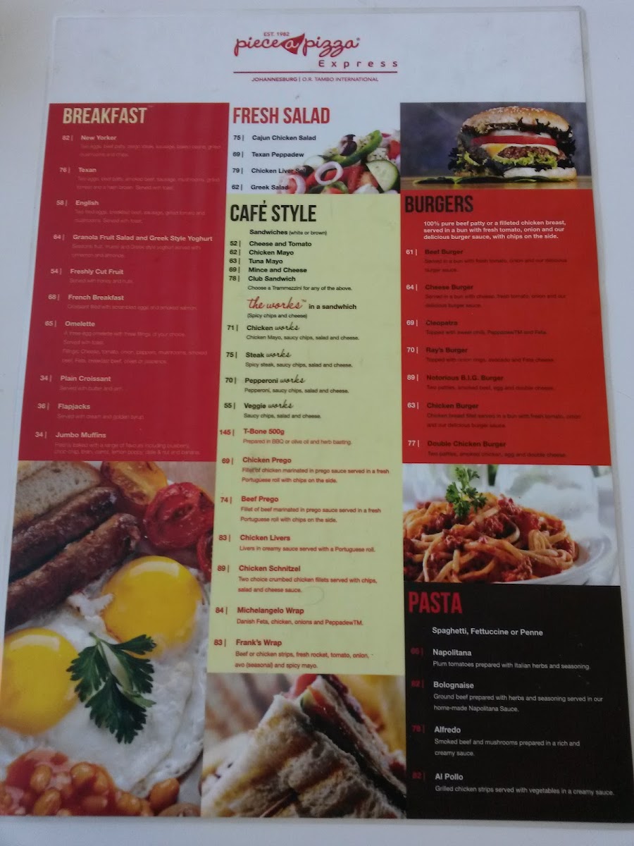 Piece A Pizza Photo Menu 2