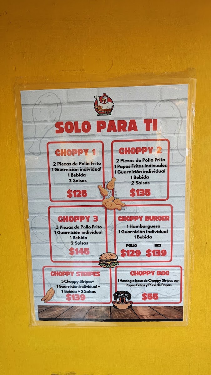 Pollos Choppy Matriz Toluca Photo Menu 1