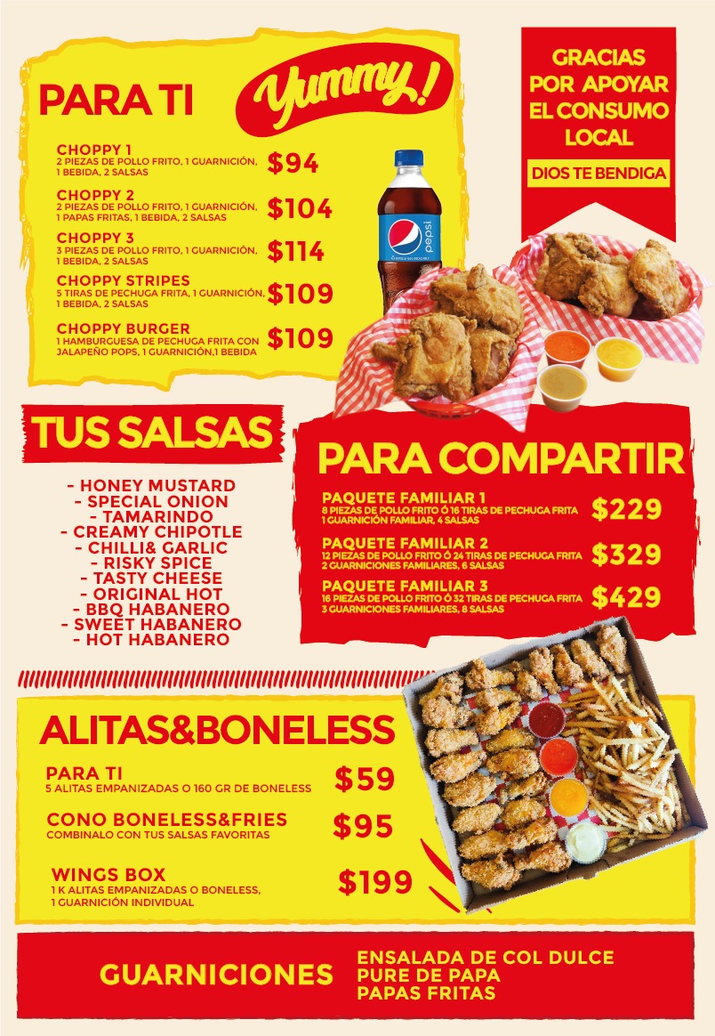 Pollos Choppy Matriz Toluca Photo Menu 4