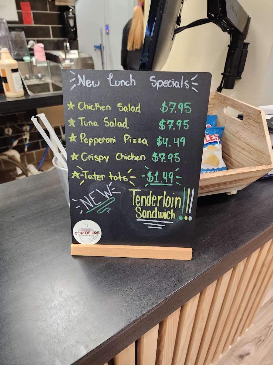 Cup of Joe Photo Menu 5