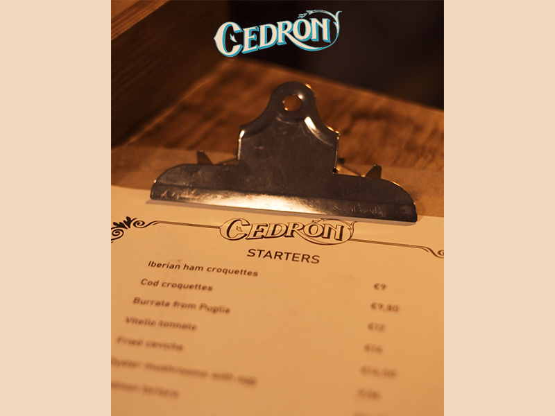 Cedrón Restaurante Madrid Photo Menu 6