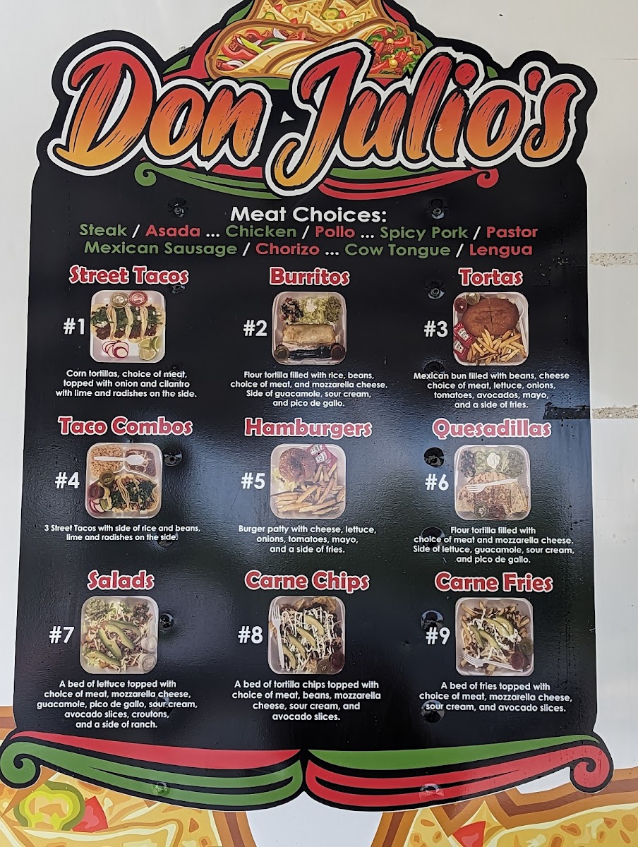 Don Julios Tacos Photo Menu 3