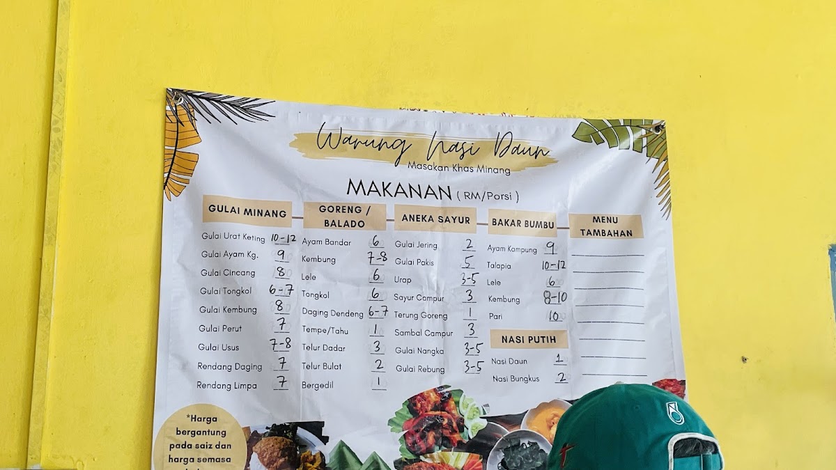 Warung Nasi Daun Masakan Padang Photo Menu 3