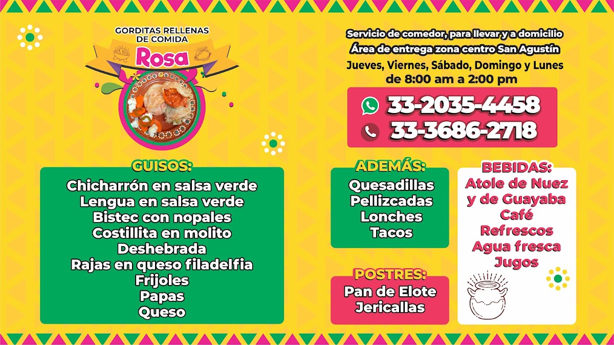 Gorditas Rellenas De Comida Rosa Photo 7