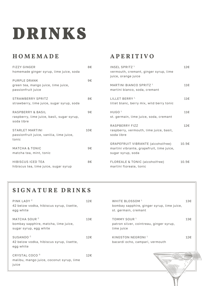 Alsterinsel – Restaurant & Eventlocation Photo Menu 4