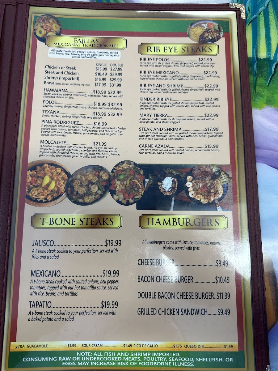 Polos Mexican restaurant Photo Menu 4