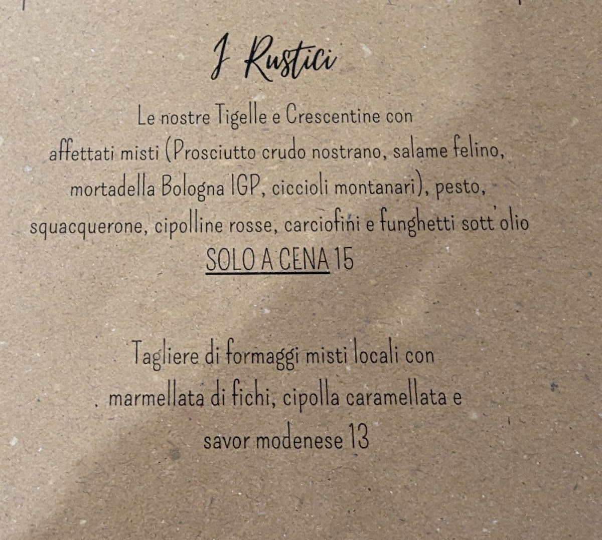 Trattoria Boni Photo Menu 6