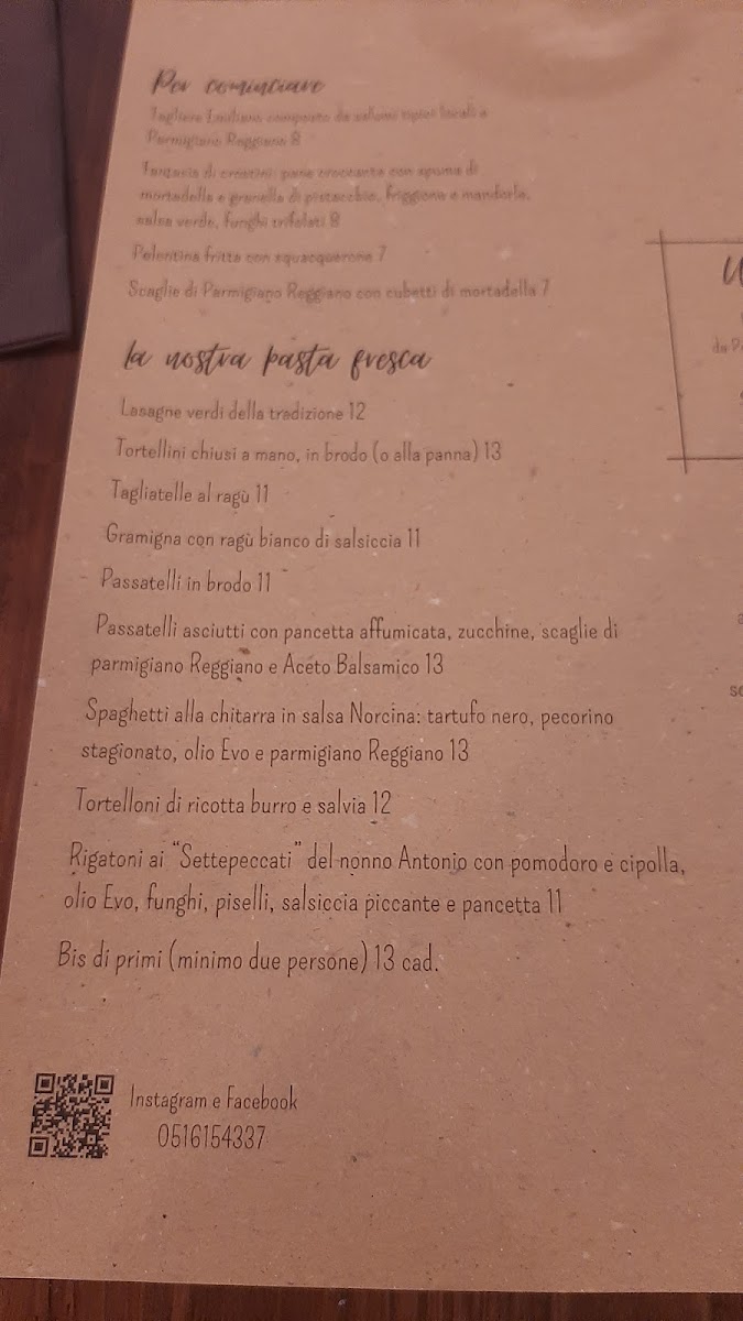Trattoria Boni Photo Menu 7